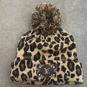 LV Leopard Beanie